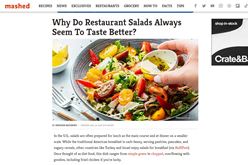 Why Do Restaurant Salads Always Seem To Taste Better? Image